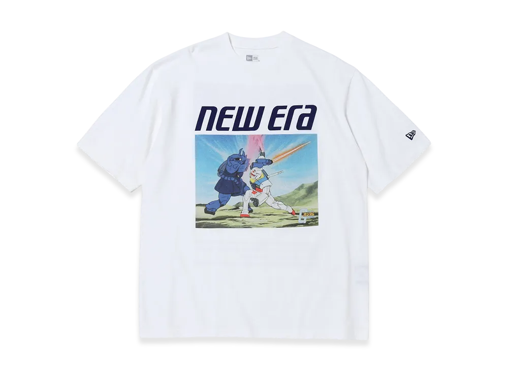 NEW ERA x Mobile Suit Gundam S/S Washed Cotton Tee "Off White"