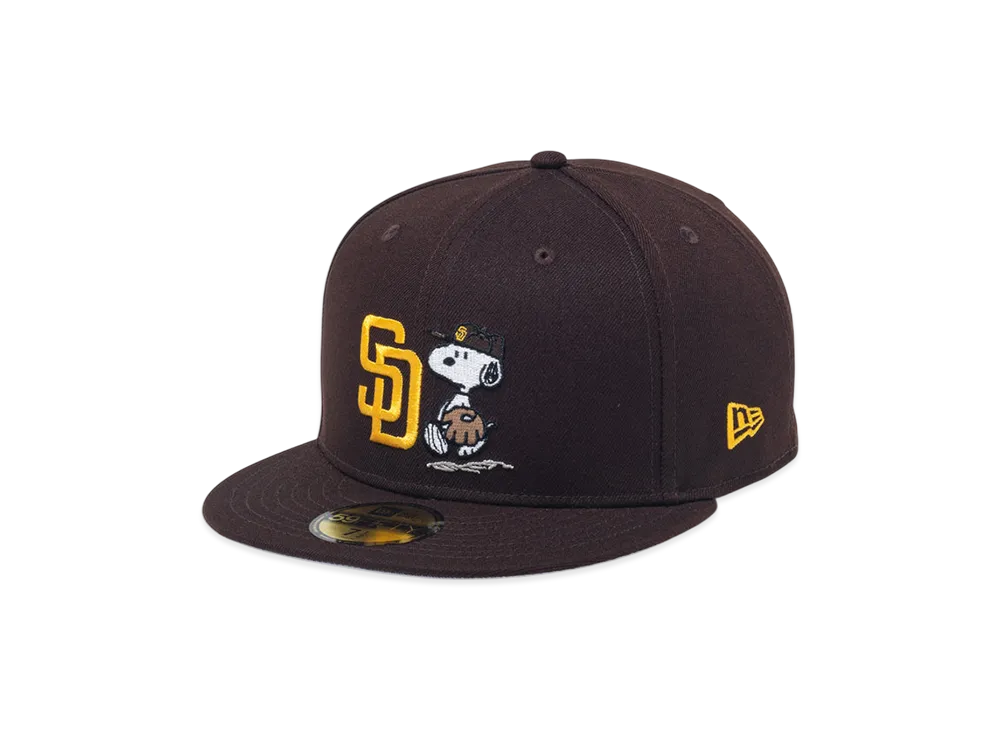 NEW ERA x PEANUTS 59FIFTY San Diego Padres "Brown"