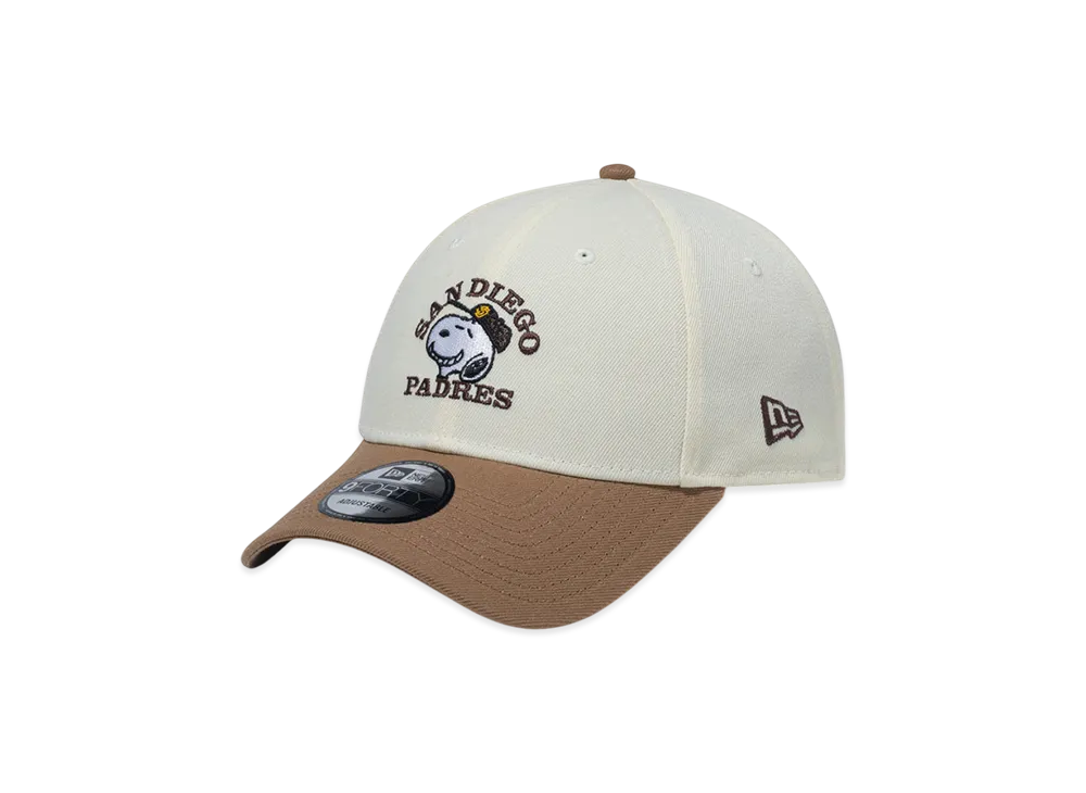 NEW ERA x PEANUTS 9FORTY San Diego Padres "White"