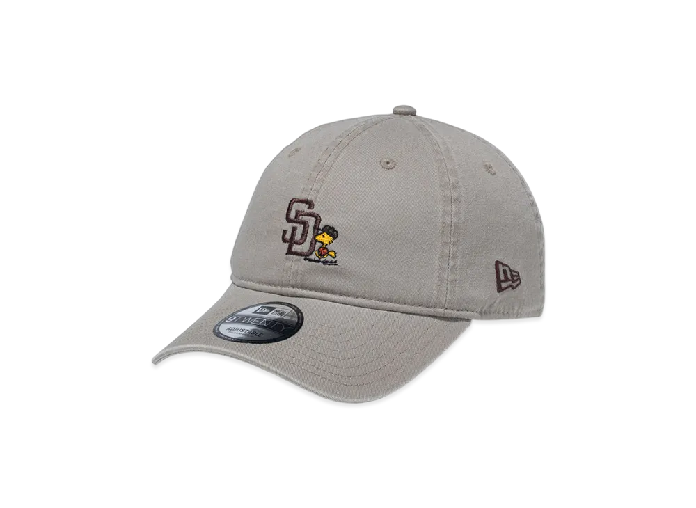 NEW ERA x PEANUTS 9TWENTY San Diego Padres "Gray"