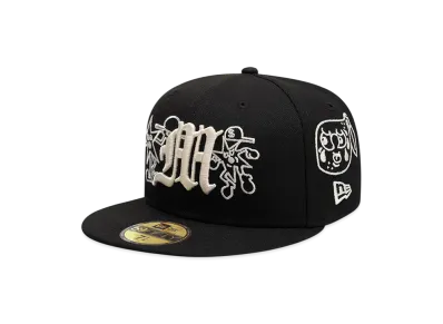 NEW ERA x MORA 59FIFTY Lo Mismo de Siempre All-Over "Black/Beige"