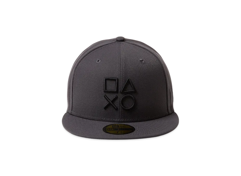NEW ERA x PlayStation 59FIFTY Shapes Logo "Dark Graphite"
