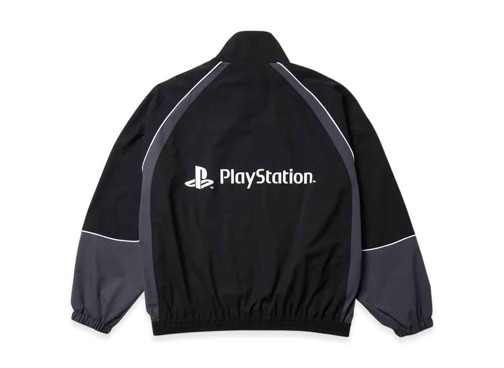 NEW ERA x PlayStation Performance Apparel Oversized Piping Track Jacket "Black"