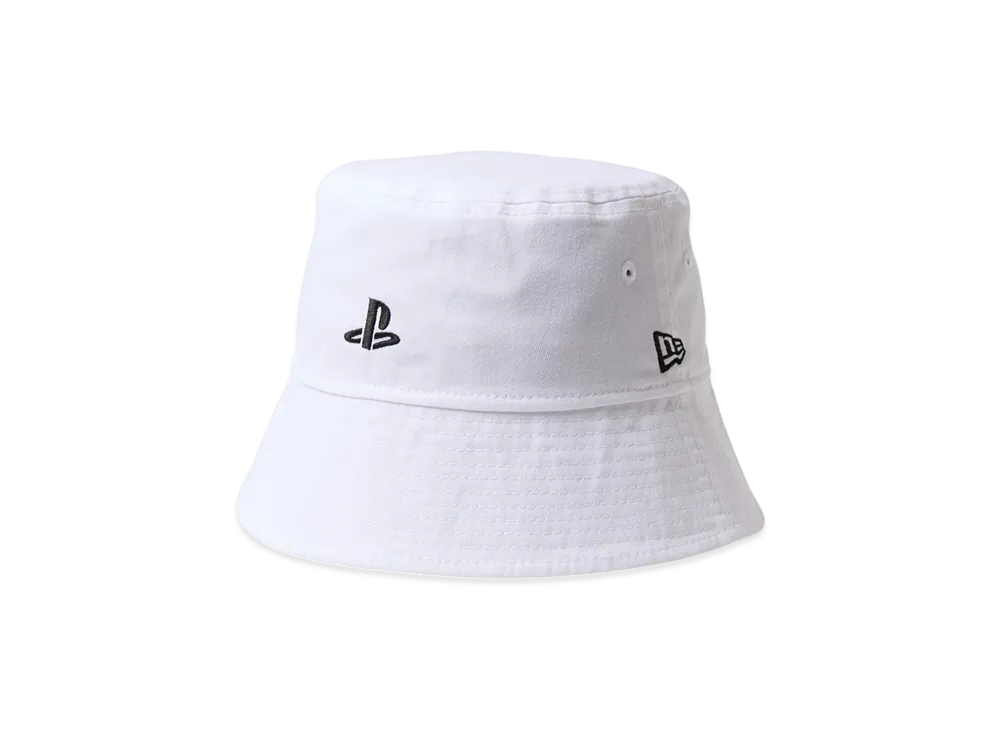 NEW ERA x PlayStation Bucket 01 Sailor Brim Family Mark "White"