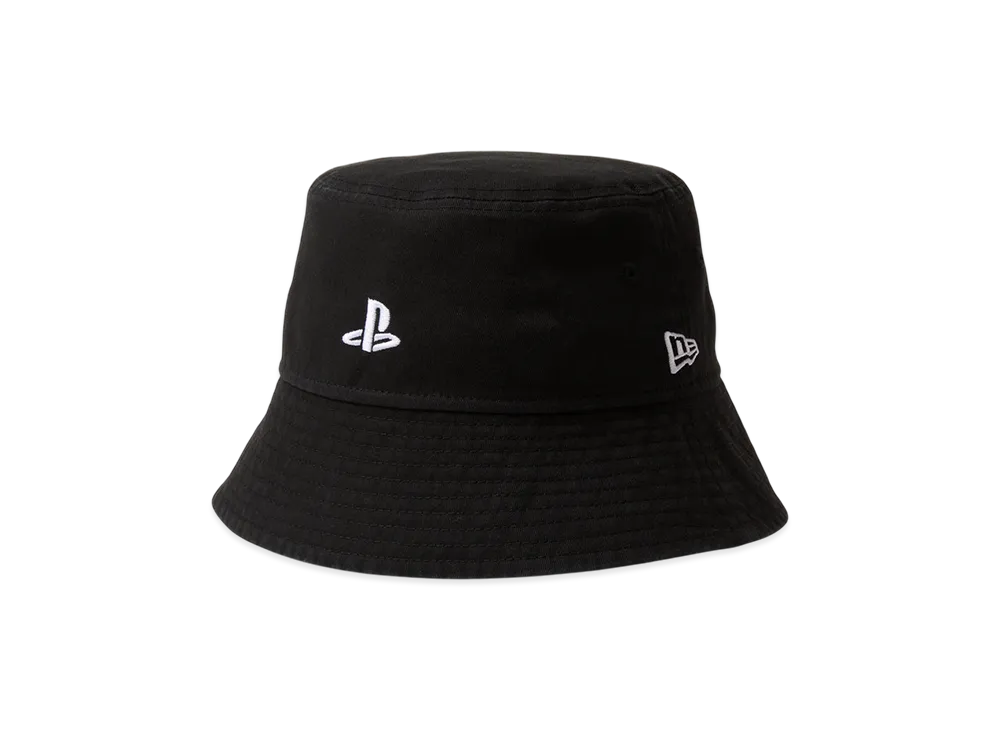 NEW ERA x PlayStation Bucket 01 Sailor Brim Family Mark "Black"