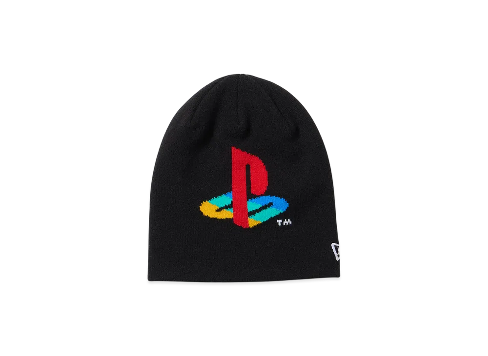 NEW ERA x PlayStation Basic Beanie 4 Color Family Mark "Black"