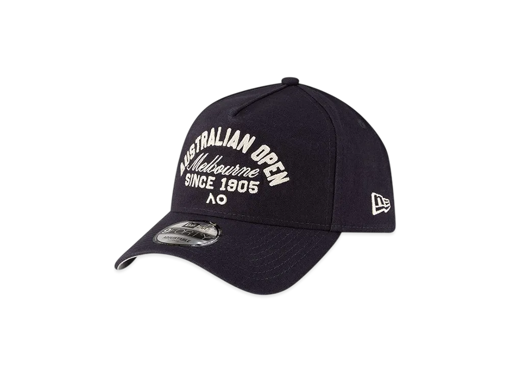 NEW ERA 9FORTY A-Frame Australian Open Script "Navy"