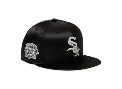 NEW ERA x MLB 59FIFTY Satin Chicago White Sox "Black"