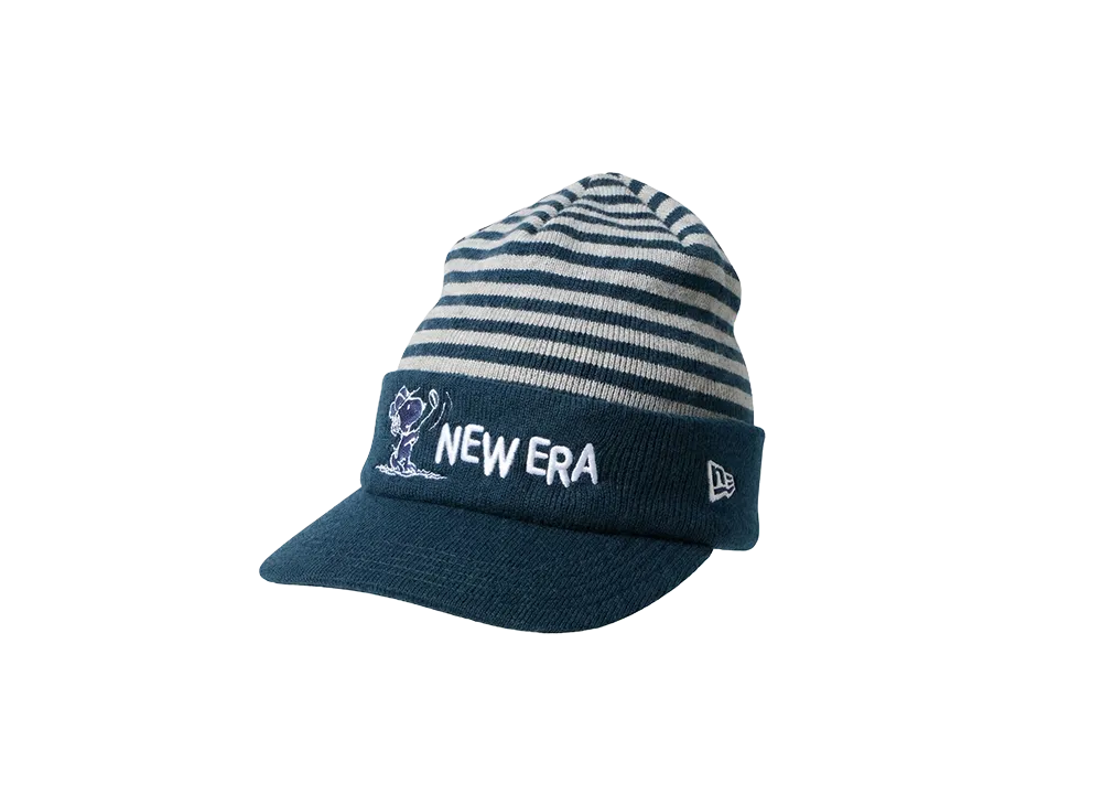 NEW ERA x PEANUTS Visor Knit Swing Snoopy Golf "Navy/Gray"
