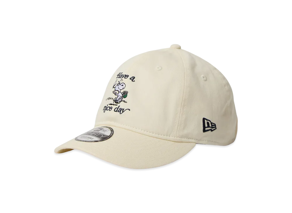 NEW ERA x PEANUTS 9THIRTY Have a Nice Day "Chrome White"