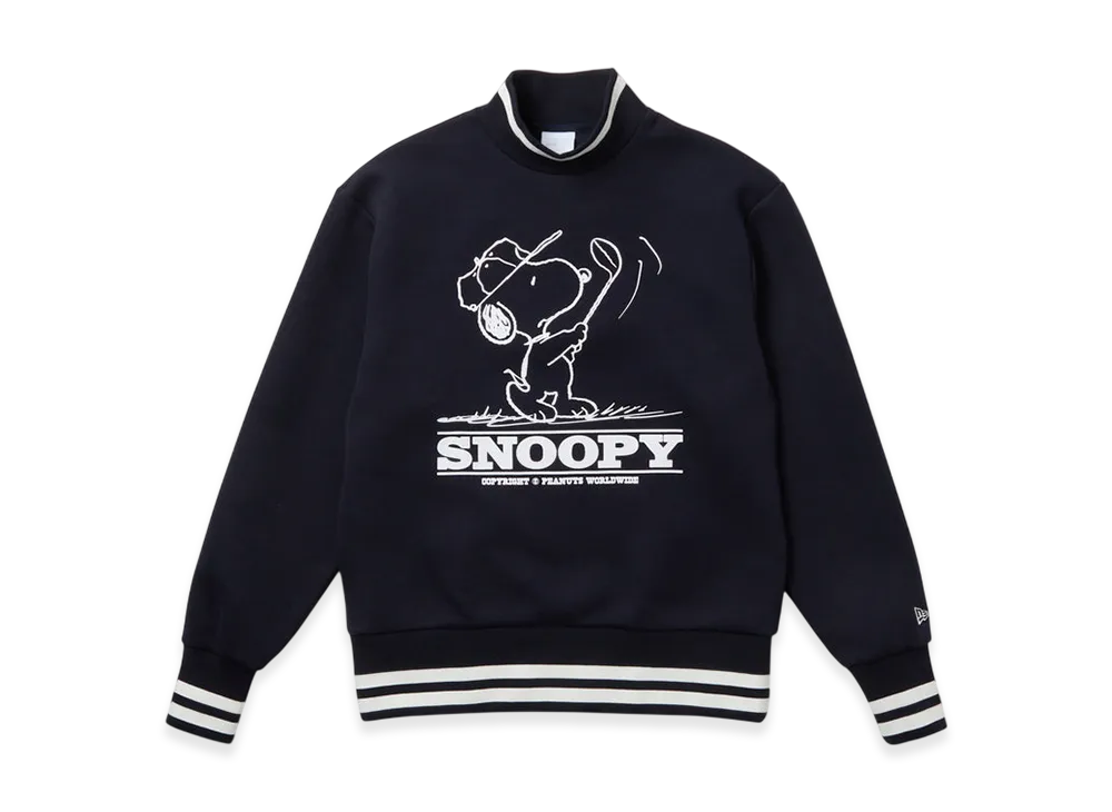 NEW ERA x PEANUTS Women's Tech Sweat Mock Neck Golf "Navy"