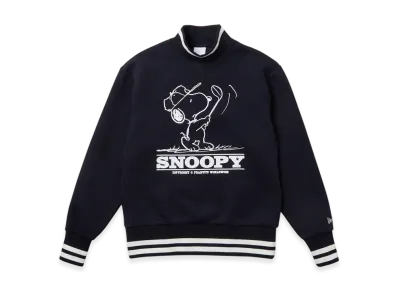 NEW ERA x PEANUTS Women's Tech Sweat Mock Neck Golf "Navy"