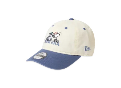 NEW ERA x PEANUTS Youth 9TWENTY Snoopy Olaf Spike Kids "Chrome White/Slate"