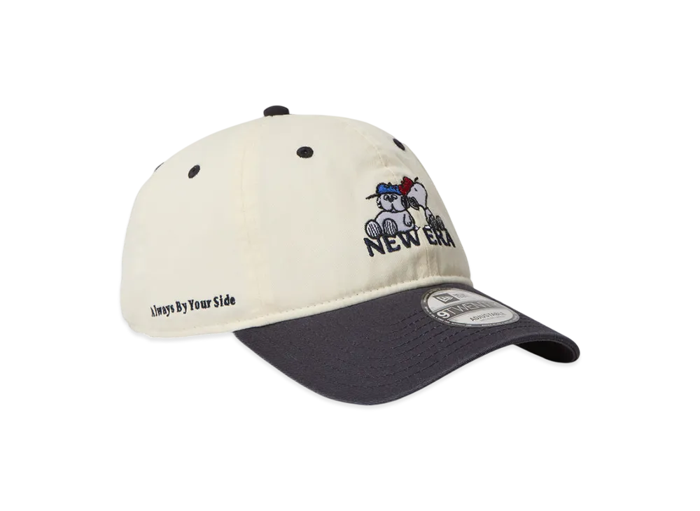 NEW ERA x PEANUTS 9TWENTY Snoopy and Olaf "Chrome White/Navy"