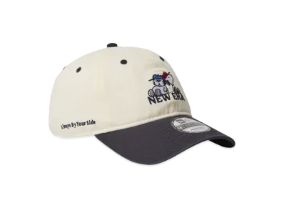 NEW ERA x PEANUTS 9TWENTY Snoopy and Olaf "Chrome White/Navy"