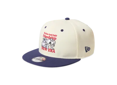 NEW ERA x PEANUTS Youth 9FIFTY Friendship Kids "Chrome White/Light Navy"