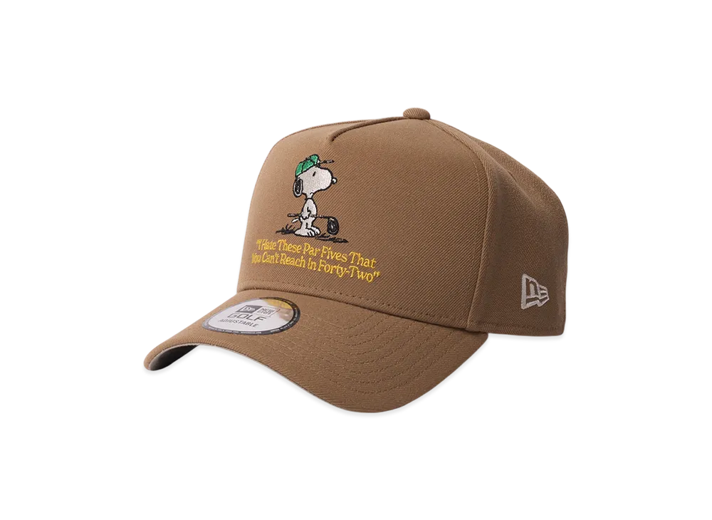 NEW ERA x PEANUTS 9FORTY A-Frame IHPF Golf "Khaki"