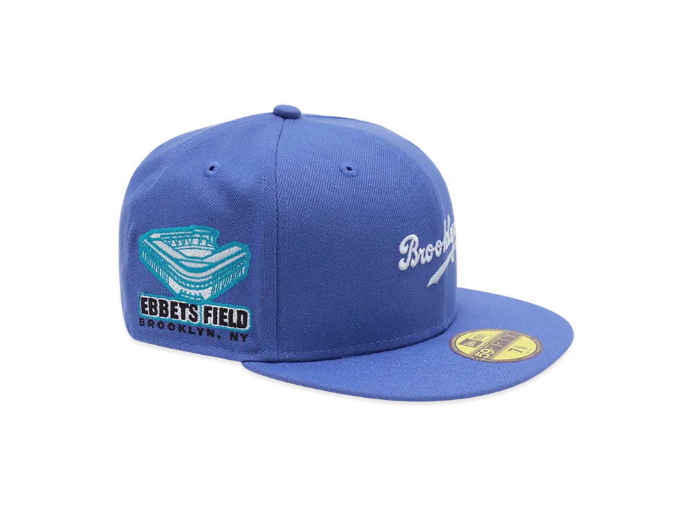 NEW ERA x MLB The Cap 59Fifty Brooklyn Dodgers "Indigo Blue"