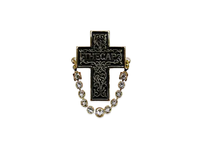 NEW ERA The Cap Pins Cross with Diamond "Gold"