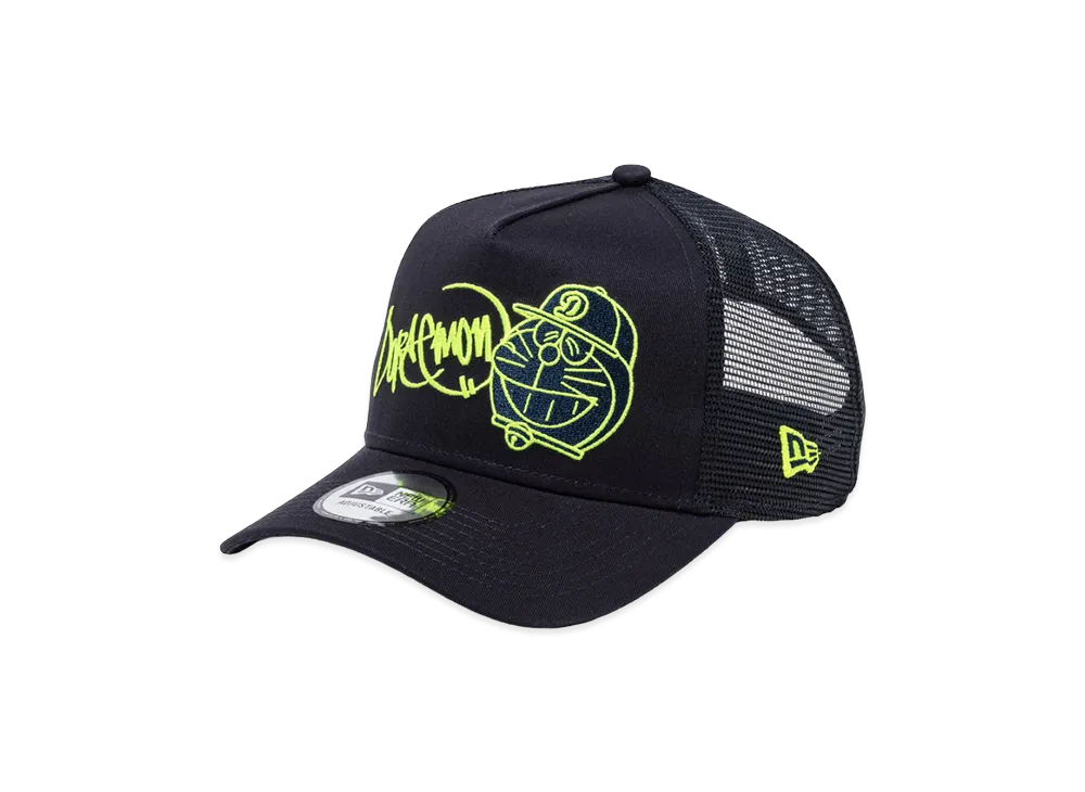 NEW ERA x Doraemon 9Forty A-Frame Trucker Doraemon Graffiti "Navy"