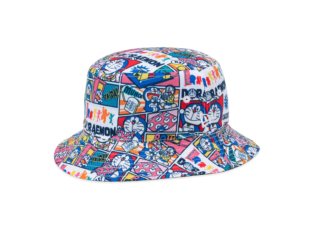 NEW ERA x Doraemon Bucket 01 Reversible Comic "Multi/Black"