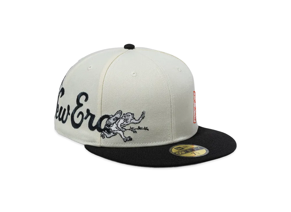 NEW ERA x Choju-giga 59Fifty "Chrome White/Black"