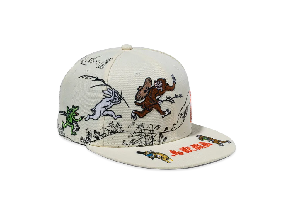 NEW ERA x Choju-giga 59Fifty Allover "Chrome White"