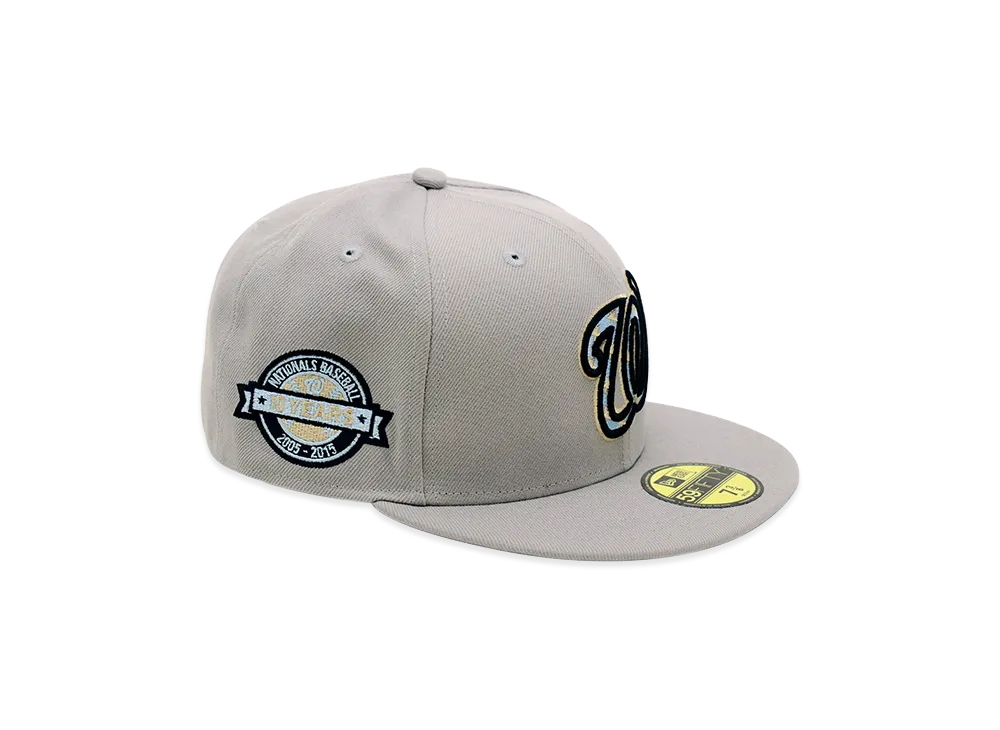 NEW ERA x THE CAP 59Fifty SPACESHIP Washington Nationals "Grey"