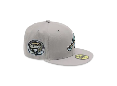 NEW ERA x THE CAP 59Fifty SPACESHIP Atlanta Braves "Grey"