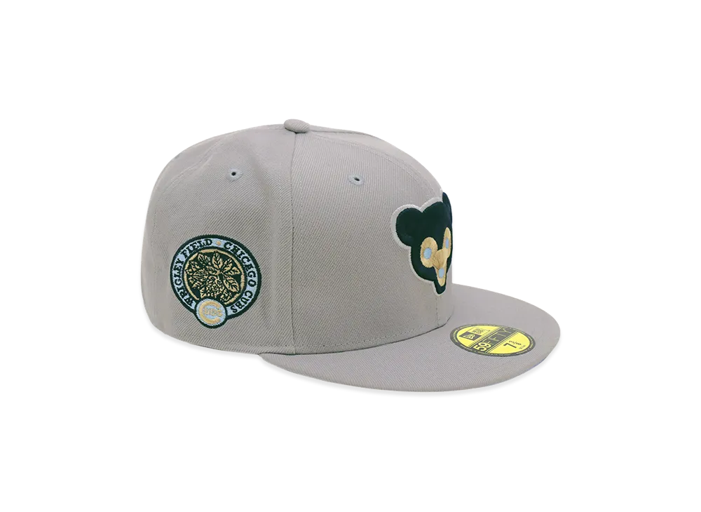 NEW ERA x THE CAP 59Fifty SPACESHIP Chicago Cubs "Grey"