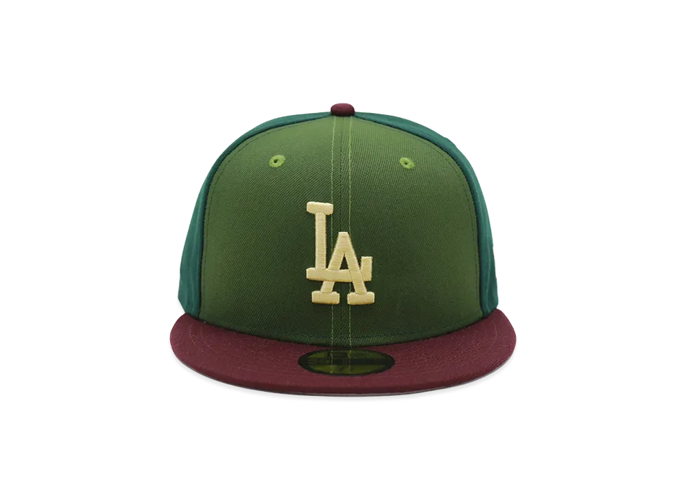 NEW ERA x THE CAP 5950 Los Angeles Dodgers Rifle "Green/Dark Green"