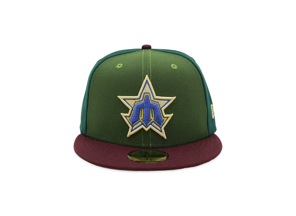 NEW ERA x THE CAP 5950 Seattle Mariners Rifle "Green/Dark Green"