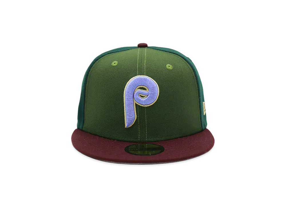 NEW ERA x THE CAP 5950 Philadelphia Phillies Rifle "Green/Dark Green"