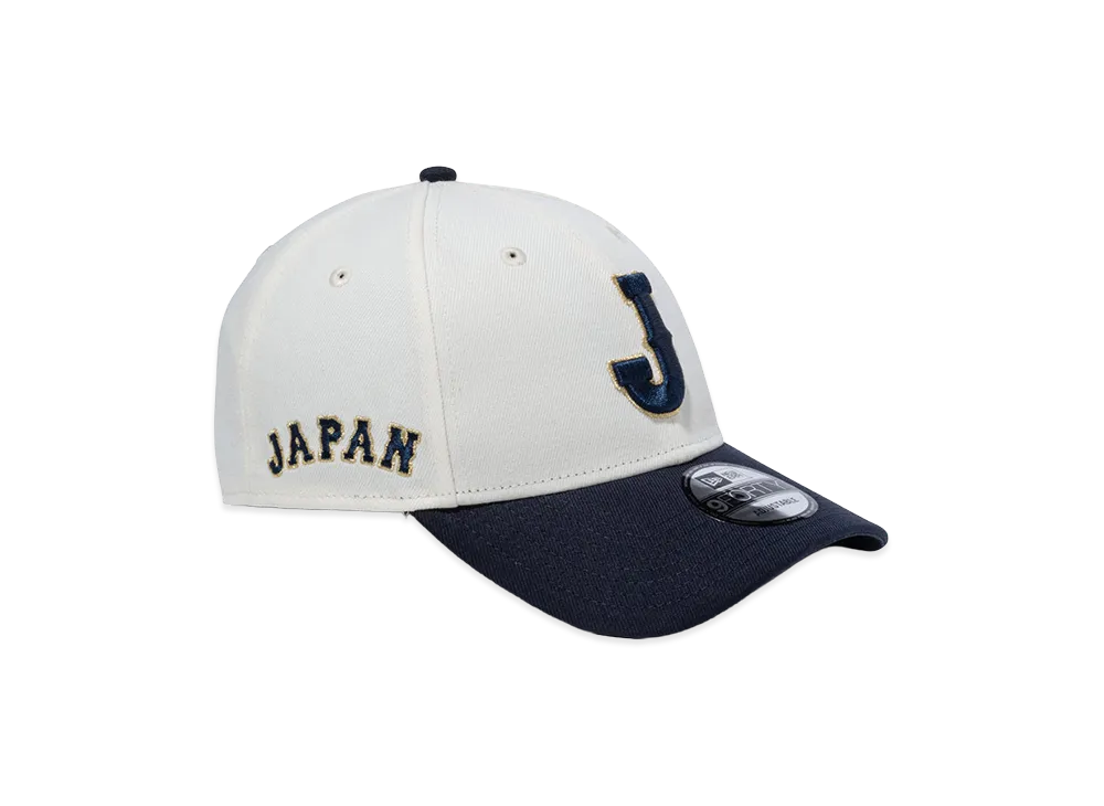 NEW ERA 9Forty World Baseball Classic Side Japan Logo "Navy/Chrome White"