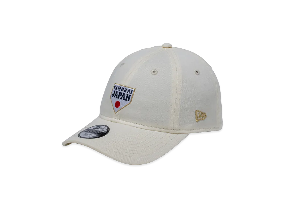 NEW ERA Youth 9Twenty World Baseball Classic Samurai Japan "Chrome White"