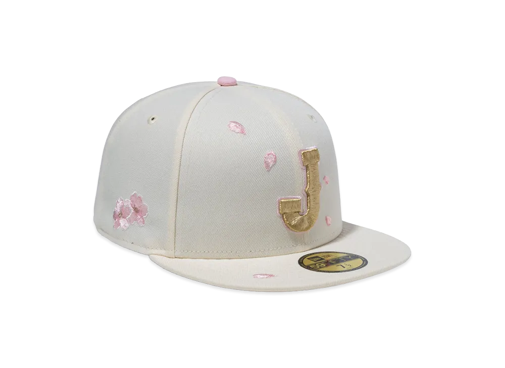 NEW ERA 59Fifty World Baseball Classic Sakura Fubuki "Chrome White"