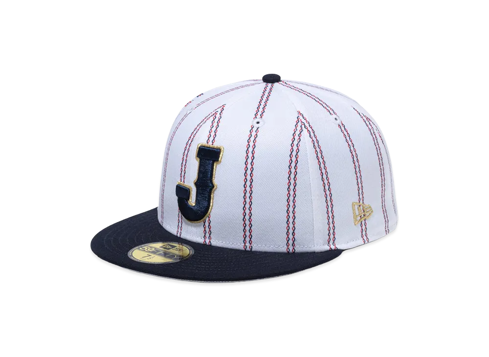 NEW ERA 59Fifty World Baseball Classic Muso Stripe "White/Navy"