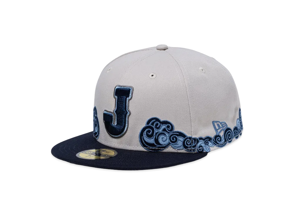 NEW ERA 59Fifty World Baseball Classic Ukiyoe "Stone/Navy"