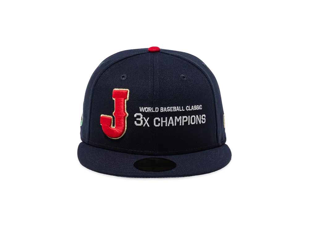 NEW ERA 59Fifty World Baseball Classic Champion Flag Logo "Navy"