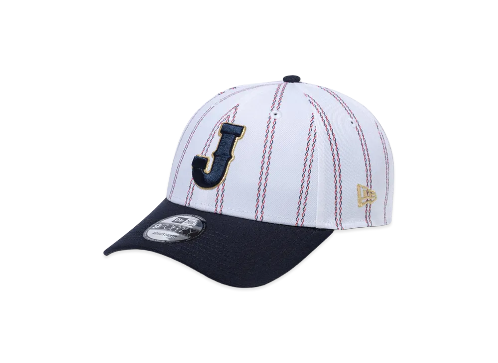 NEW ERA 9Forty World Baseball Classic Muso Stripe "White/Navy"