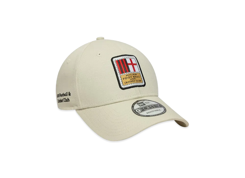 NEW ERA x AC Milan 9Forty Est Logo "Ivory"