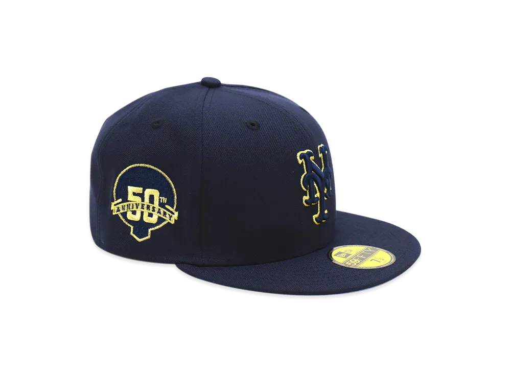 NEW ERA x MLB The Cap 59Fifty Glow In The Dark New York Mets "Navy"