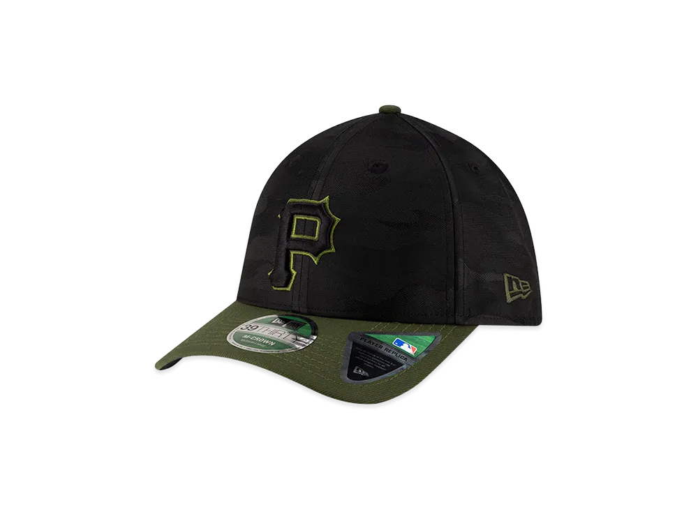NEW ERA 39Thirty M-Crown Player Replica Pittsburgh Pirates Alternate 3 "Black"
