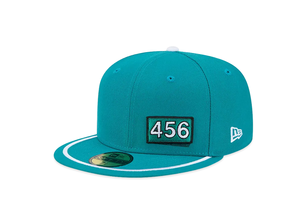 NEW ERA 59Fifty Squid Game 456 "Green"