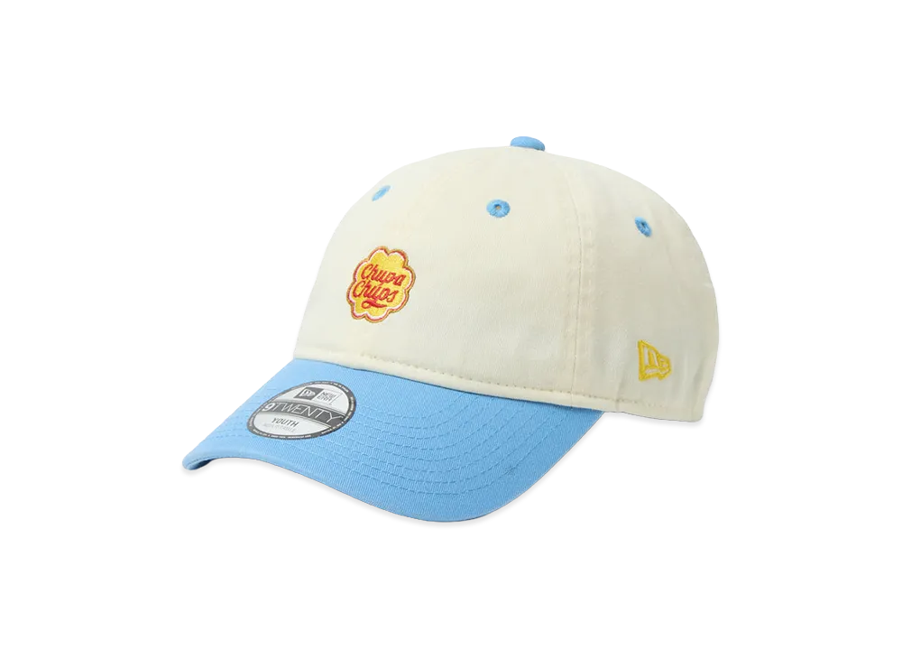NEW ERA Kids Youth 9Twenty Chupa Chups 2-Tone "Chrome White/Sky Blue"