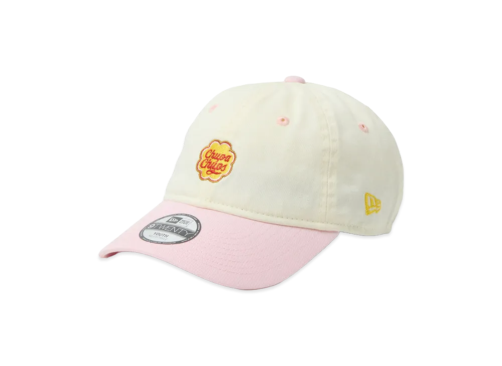 NEW ERA Kids Youth 9Twenty Chupa Chups 2-Tone "Chrome White/Pink"
