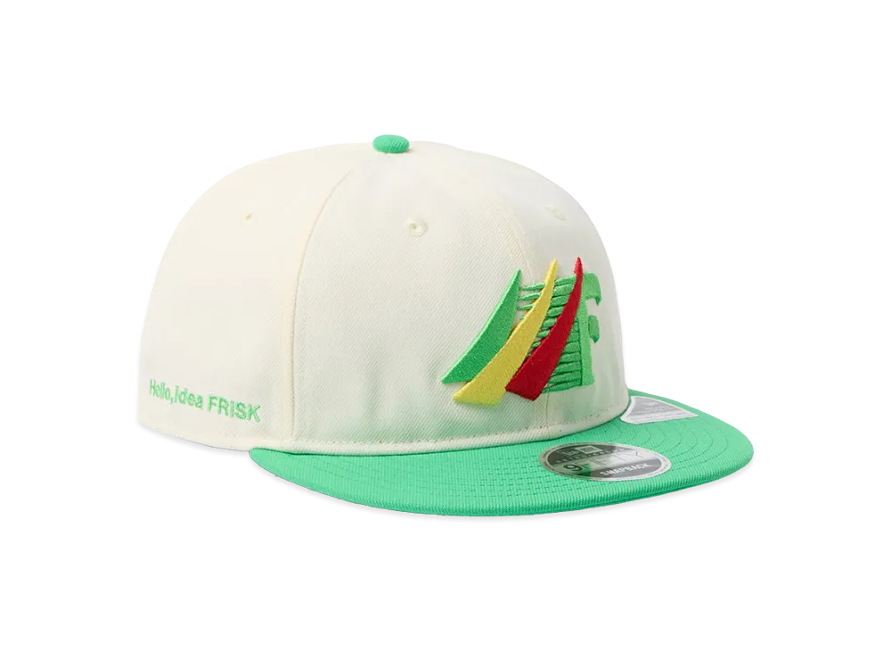 NEW ERA RC 9Fifty Flat Visor FRISK "Chrome/Island Green"