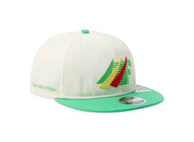 NEW ERA RC 9Fifty Flat Visor FRISK "Chrome/Island Green"