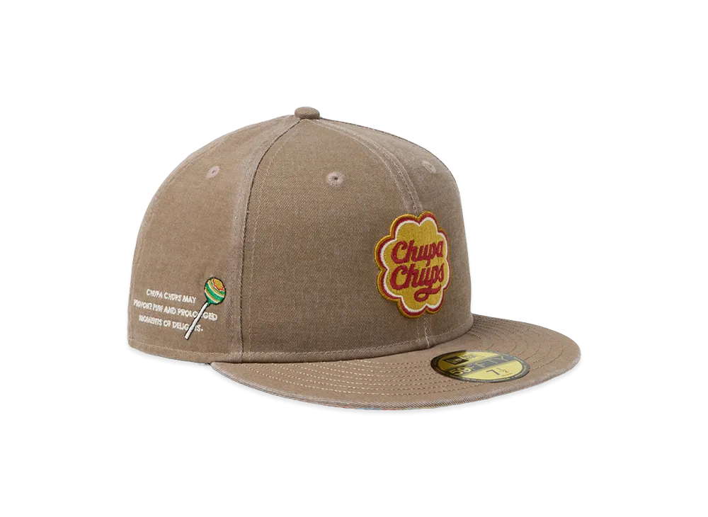 NEW ERA 59Fifty Chupa Chups Italian Wash "Khaki"