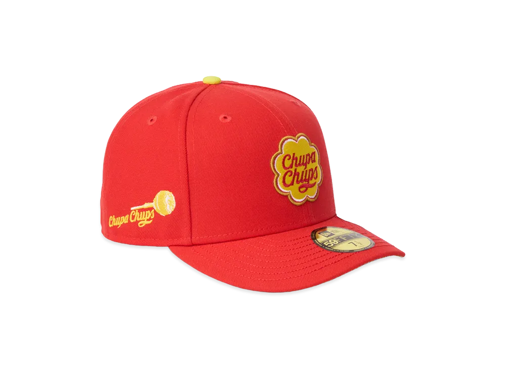 NEW ERA PC 59Fifty Chupa Chups "Hot Red"